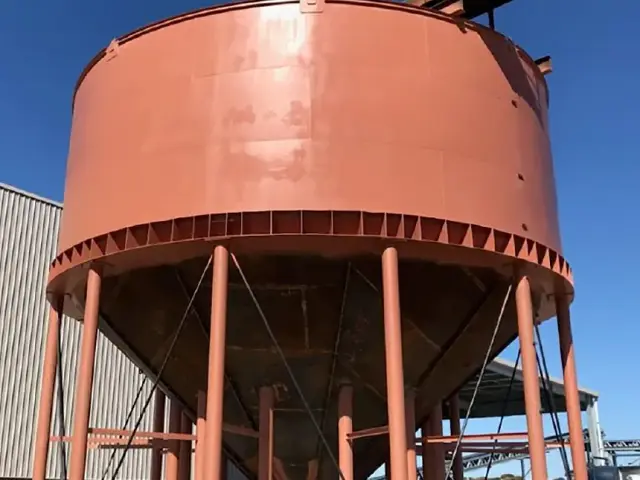 Water tank after the application of NanoPrep