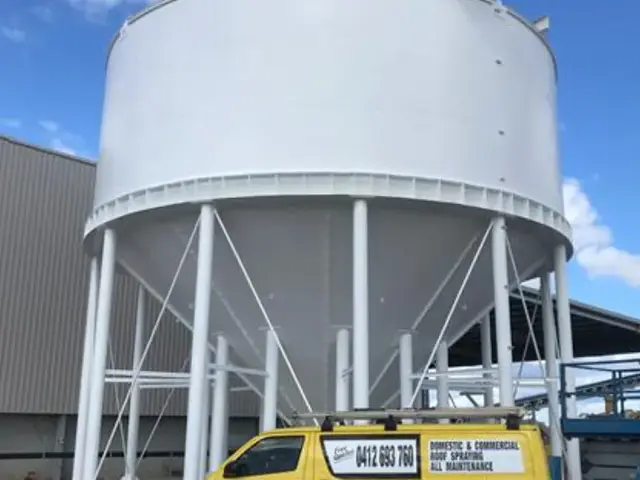 Water tank after the application of ReziSafe R230 TopCoat